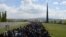 Armenia - Armenians march to the Tsitsernakabert memorial in Yerevan to mark the 98th anniversary of the Armenian genocide in Ottoman Turkey, 24Apr2013.