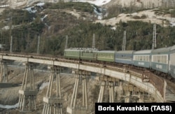 The Baikal-Amur Mainline railway, spanning around 4,300 kilometers, was a significant engineering challenge for the Soviet Union.