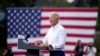 U.S. -- Democratic presidential candidate former Vice President Joe Biden speaks at a drive-in rally at Cellairis Amphitheatre in Atlanta, Tuesday, Oct. 27, 2020.