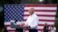 U.S. -- Democratic presidential candidate former Vice President Joe Biden speaks at a drive-in rally at Cellairis Amphitheatre in Atlanta, Tuesday, Oct. 27, 2020.