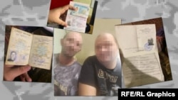 Colaj - fotografii și acte scurse pe Telegram ale fraților Serghei și Ruslan S., originari din Dușmani, Glodeni, reținuți în regiunea rusă Reazan în 2024. Asemenea scurgeri au loc frecvent din bazele de date ale autorităților ruse.