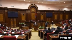 Одно из заседаний Национального собрания Армении