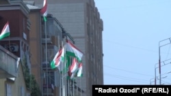 Vahdat city court in Tajikistan.