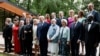 Učesnici samita G7 – uključujući predsednika SAD Donalda Trampa (u sredini) - u Evijanu, Francuska, 16. jun 2026.