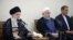  رهبر جمهوری اسلامی گفته که تحریم‌های آمریکا یکی از دو عامل اصلی مشکلات ایران است.