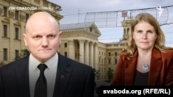 Каляж: старшыня КДБ Іван Тэртэль, Ганна Соўсь