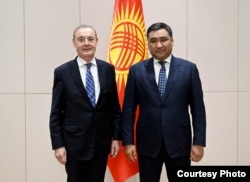 Данияр Амангелдиев жана Дэвид О’Салливан. Бишкек, Кыргызстан. 2026-жылдын 27-февралы.