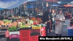 Pijaca Đeram u širem centru Beograda, 23. decembar 2025. 