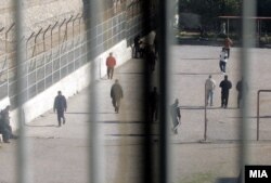 Një burg në Shkup të Maqedonisë së Veriut.