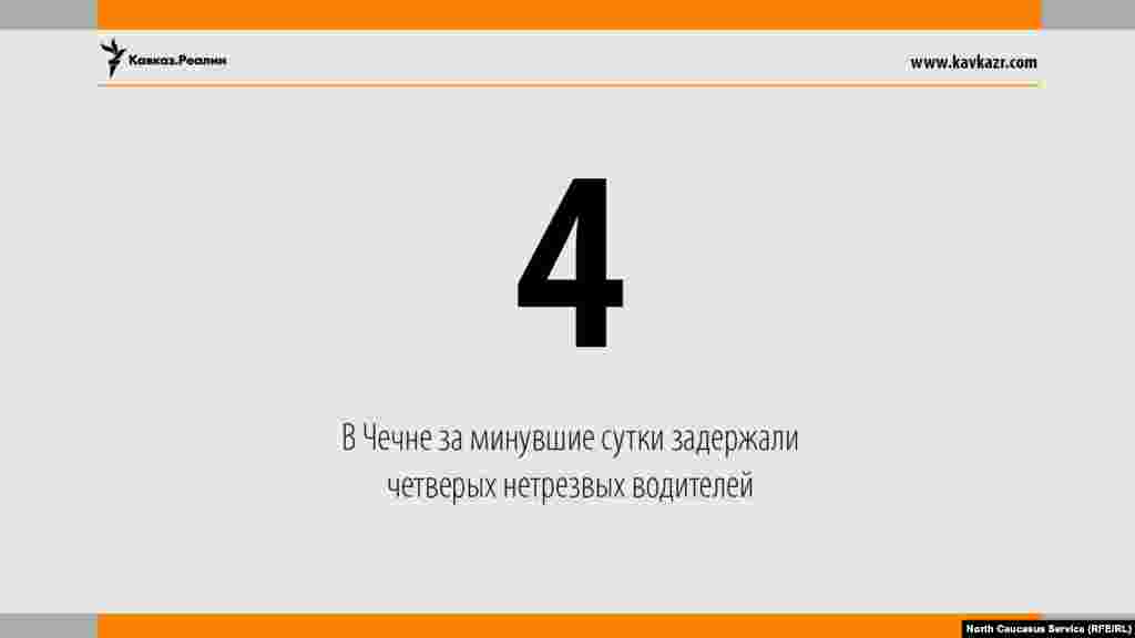 18.08.2017 // В Чечне за минувшие сутки задержали четверых нетрезвых водителей