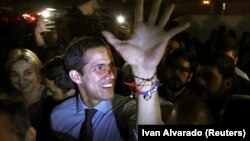 Juan Guaido, glavni opozicioni protivnik osporavanog predsjednika Nicolasa Madura, Karakas
