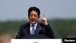 Japanese Prime Minister Shinzo Abe (file photo)