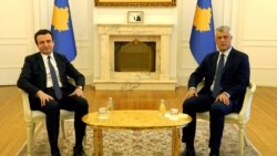 Aljbin Kuti, premijer Kosova na dužnosti i Hašim Tači, predsednik Kosova
