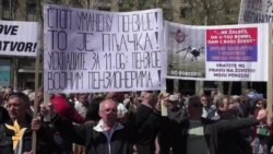 Protest u Beogradu: Život prođe, penzija ne dođe