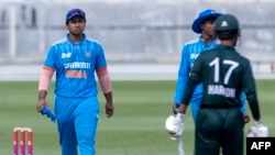 د پاکستان او هند د ۱۹ کلنو څخه کم عمره لوبغاړو د سیالۍ يوه برخه - انځور له ارشیفه 