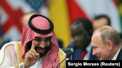 Mohammed bin Salman və Vladimir Putin