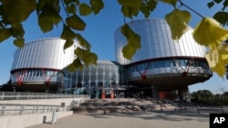 Vedere a Curții Europene a Drepturilor Omului din Strasbourg (CEDO), Franța, septembrie 2023. Curtea de la Strasbourg este o parte importantă a Consiliului Europei, care, la rândul său, este cea mai importantă instituție pentru drepturile omului de pe continent. 