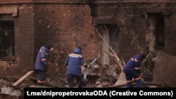 Наслідки одного з попередніх російських ударів по Кривому Рогу, фото ілюстративне