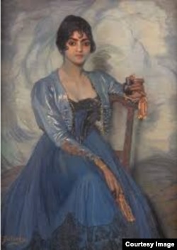 Портрет Марии де Альбайсин работы худ. Сорольи.