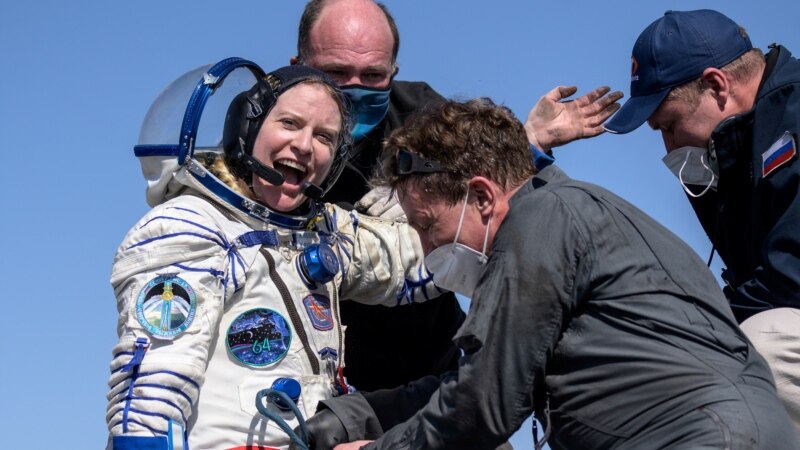 Three-Person Crew Lands Safely In Kazakhstan From ISS Mission