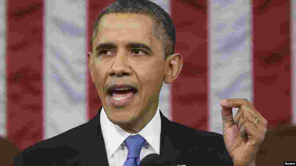 ABŞ prezidenti B. Obama Konqres qarşısında illik m&uuml;raciətini edib. İllik M&uuml;raciətində o, hakimiyyətdə olduğu ilk 4 ildə inkişaf əldə olunduğunu, m&uuml;haribələrin bitdiyini, iqtisadi durğunluğun geridə qaldığını qeyd edib