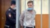 Former Khabarovsk Governor Sergei Furgal attends a court hearing in Moscow on March 3.