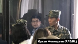 Куандык Бишимбаев сот залында.
