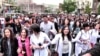 Armenian Students March In Support Of Pashinian