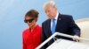 Ֆրանսիա - ԱՄՆ նախագահ Դոնալդ Թրամփը տիկնոջ՝ Մելանիա Թրամփի հետ ժամանում է Փարիզ, 13-ը հուլիսի, 2017թ․