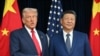 US President Donald Trump (L) and China's President Xi Jinping. (file photo)
