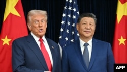 Трамп и Си Цзиньпин, октябрь 2025 года
