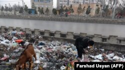 Before the lockdown, Atmar's company processed four metric tons of waste a day, a fraction of the 7,000 metric tons of garbage collected daily by Kabul's municipality, underlining the scale of the city's trash problem -- and the potential for her business to grow. (file photo)

