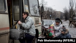 Евакуація з Дебальцева. Лютий 2015 року. Ілюстраційне фото