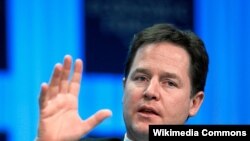 Zëvendëskryeministri britanik Nick Clegg