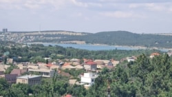 Вид на Симферопольское водохранилище