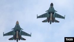 Винищувачі Су-34 на озброєнні російської армії, архівне фото