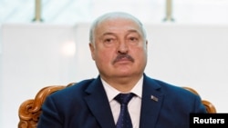 Belarus's authoritarian leader, Alyaksandr Lukashenka (file photo)