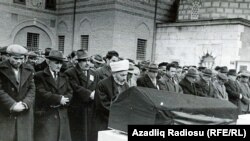 Məmməd Əmin Rəsulzadənin dəfn mərasimi, 1955-ci il, Ankara