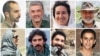 Iranian environmental activists who have been jailed (from top-left clockwise): Sam Rajabi, Houman Jowkar, Niloufar Bayani, Morad Tahbaz, Morteza Arianejad, Taher Ghadirian, Amir Hossein Khaleghi, and Sepideh Kashani.