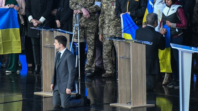 Украин шайлоосу: дебатта тизелеген талапкерлер 