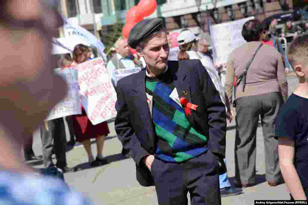 Митинг татарстанских комросов