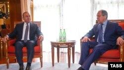 Rusiye tış işler naziri Sergey Lavrov ve Türkiye tış işler naziri Mevlüd Çavuşoğlu