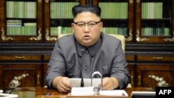Demirgazyk Koreýanyň lideri Kim Jong Un 
