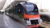 Armenia -- A commuter train at Yerevan railway station, February 27, 2018