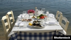 Shutterstock - Greek tavern sea food