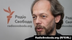 Георгій Коваленко у студії Радіо Свобода у Києві