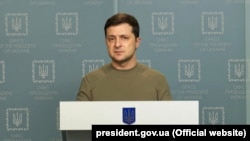 Президент України Володимир Зеленський. Київ, 24 лютого 2022 року
