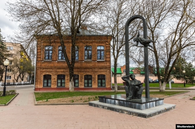 Помнік Марку Шагалу ў Віцебску, фота ©Shutterstock