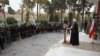 Прэзыдэнта Ірану Хасан Рухані прамаўляе ў Тэгеране, 14 лістапада 2013