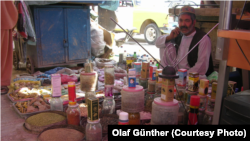 A street pharmacy in Mazar-i-Sharif